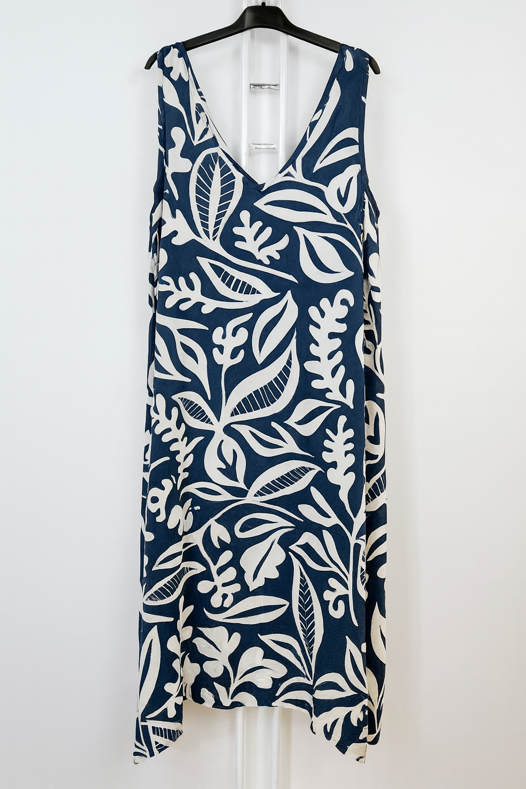 🌿 Robe Longue "Feuillage Chic" – Grande Taille