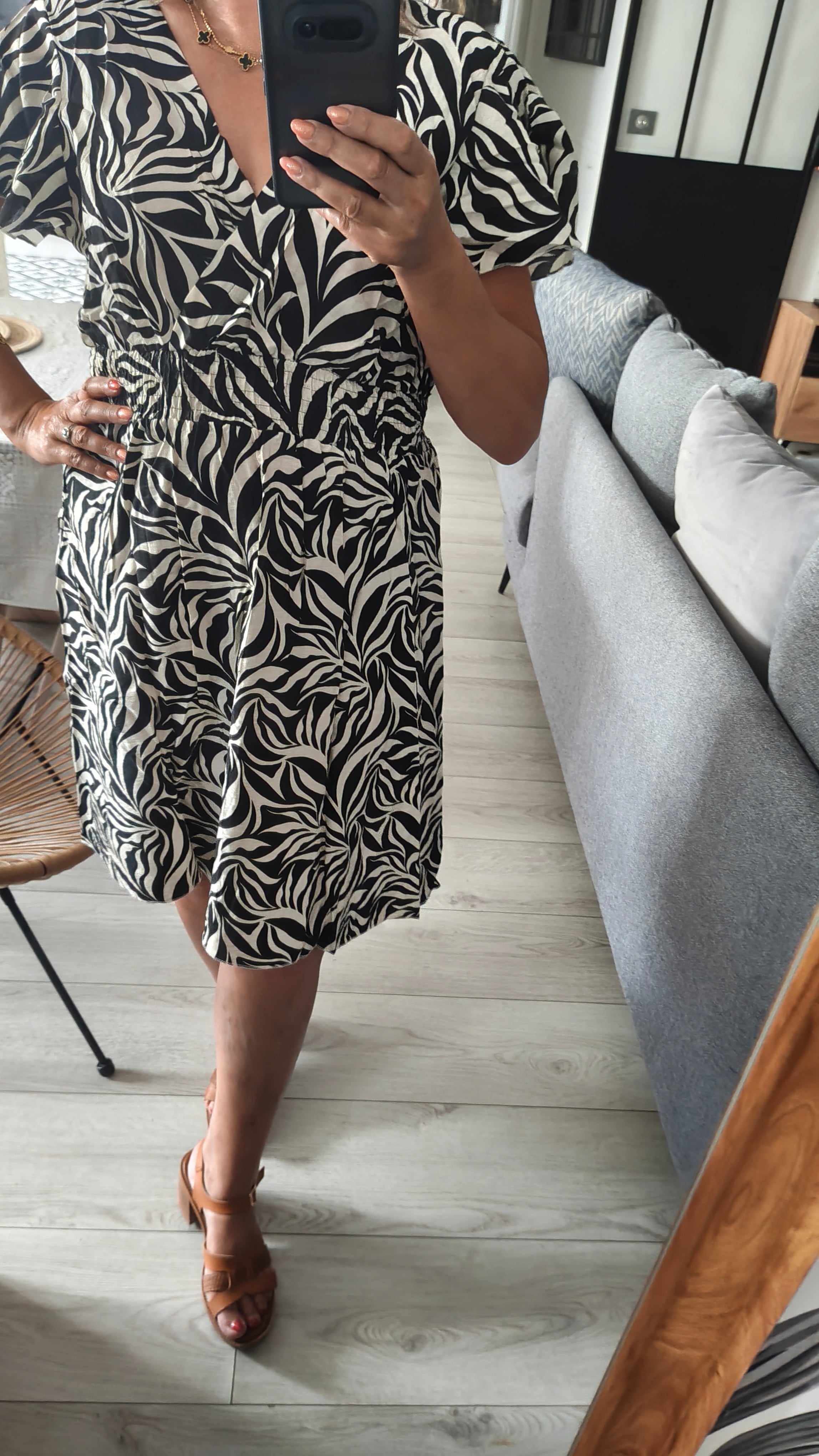 Robe zébrée