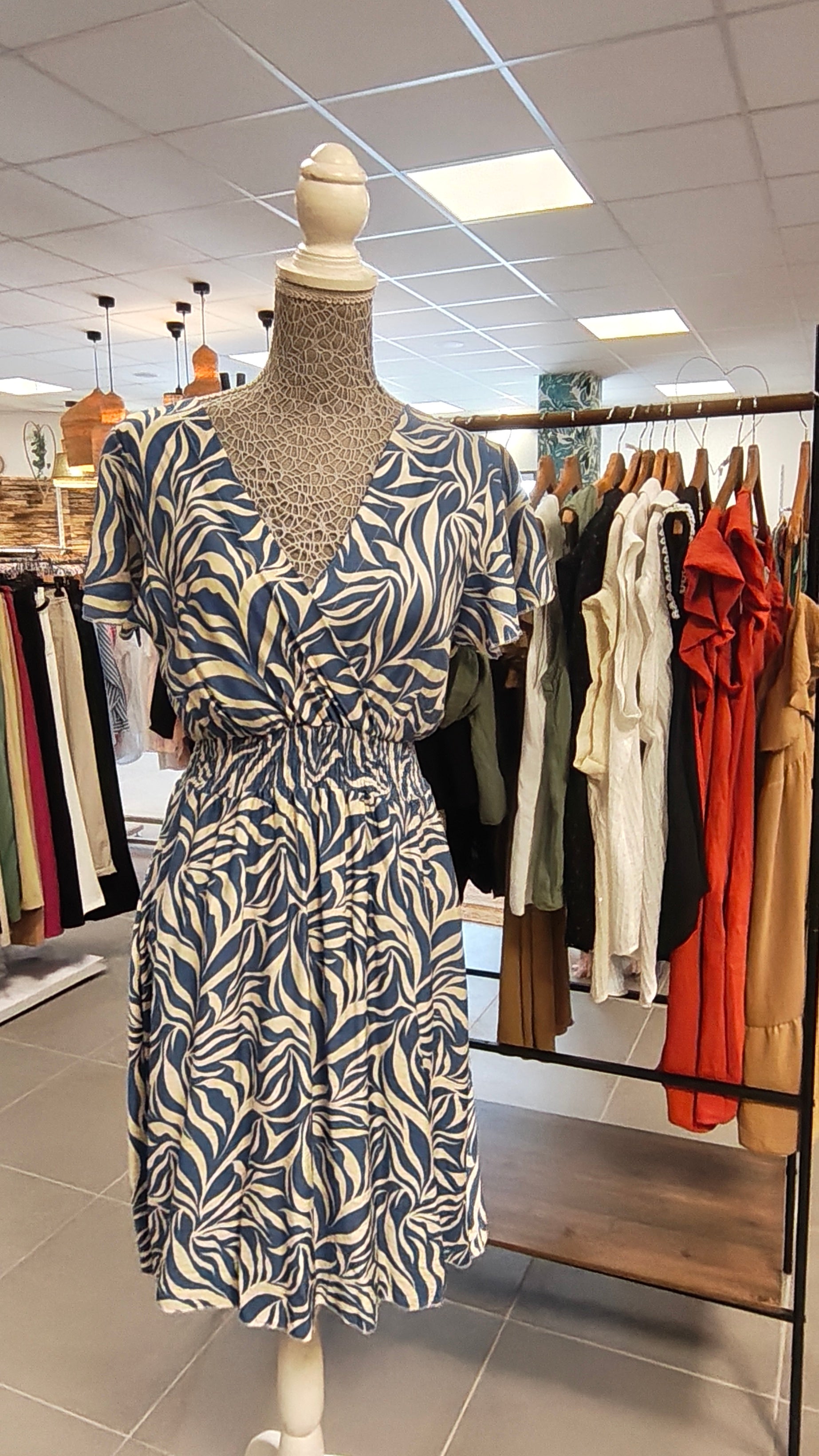 Robe zébrée
