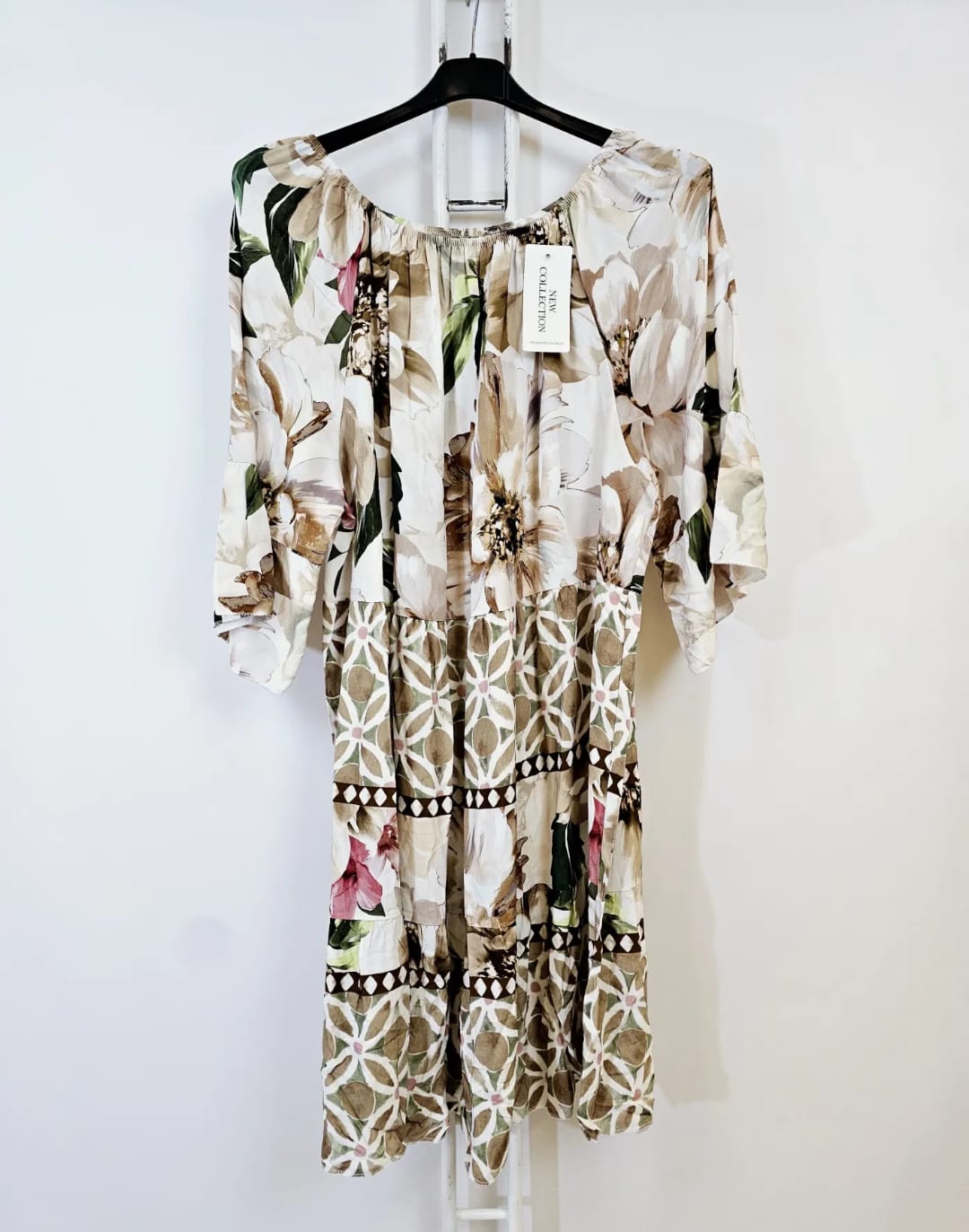 🌸 Robe "Fleur d'Été" – Grande Taille