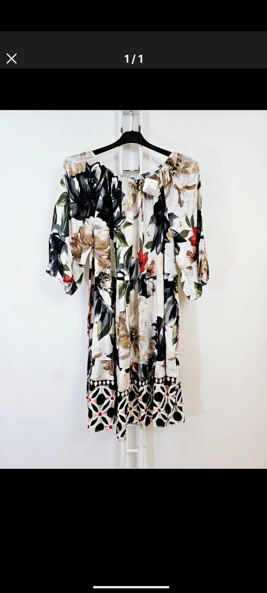 🌸 Robe "Fleur d'Été" – Grande Taille