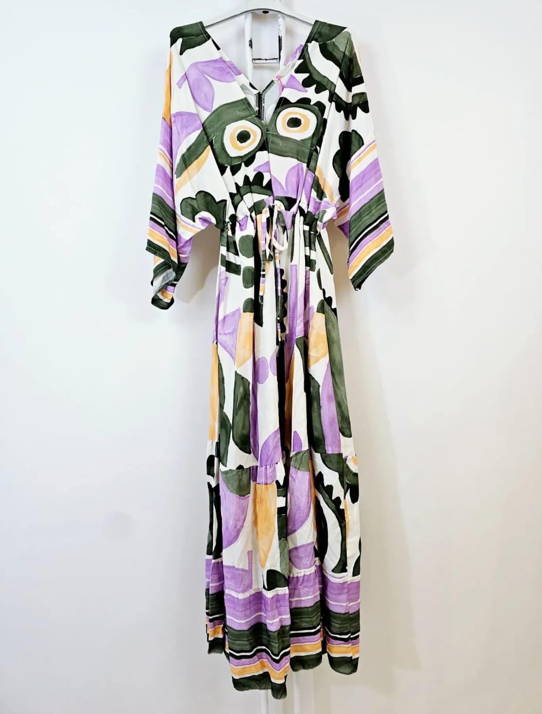 🎨 Robe Longue "Jungle Artistique"