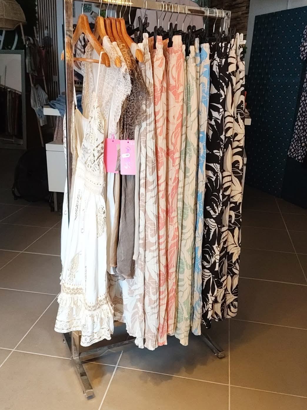 Pantalon Fluide Imprimé Feuilles – Plusieurs Coloris